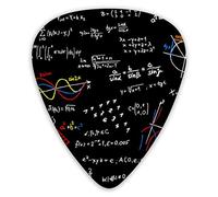 Guitar Picks Mathematics Premium Picks Sampler Unique Guitar Gift (12 Count)