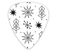 Guitar Picks Mid Century 1950s To 1950s Premium Picks Sampler 12 Packs - Variety Guitar Picks Plectrums