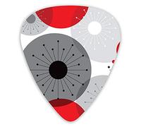 Guitar Picks Mid Century Modern 1950s Style Vintage Retro Atomic Premium Picks Sampler 12 Packs - Variety Guitar Picks Plectrums
