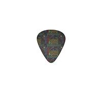 Guitar Picks Mini Periodic Table Premium Bass Picks For Electric Guitar And Bass Guitars With Three Sizes (12 Pack)
