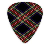 Guitar Picks Modern Black Stewart Tartan Guitar Picks 12 Packs - Variety Guitar Picks Plectrums