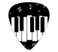 Guitar Picks Modern Note Piano Guitar Picks 12 Packs - Variety Guitar Picks Plectrums