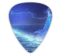 Guitar Picks My Moonlight Dolphin Premium Bass Picks For Electric Guitar And Bass Guitars With Three Sizes (12 Pack)