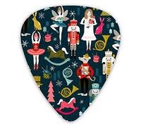 Guitar Picks Nutcracker Premium Guitar Picks 12 Pieces Ukulele Picks Including 0.46 mm 0.71 mm 0.96 mm