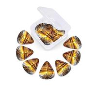 Guitar Picks Ocean Sunset 12 Pack Guitar Picks For Electric Acoustic Bass Guitar Ukelele