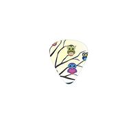 Guitar Picks Owls Premium Bass Picks For Electric Guitar And Bass Guitars With Three Sizes (12 Pack)
