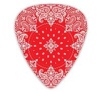 Guitar Picks Paisley Print Premium Picks Sampler Unique Guitar Gift (12 Count)