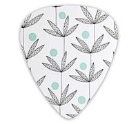 Guitar Picks Palm Tree Ocean 12 Pieces Ukulele Picks Including 0.46 mm 0.71 mm 0.96 mm