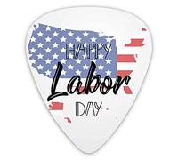 Guitar Picks Picks 12 Pack with Thin Box,American Holiday Concept With A Flag And Text,Special Guitar Plectrums Gift Set for Guitarist