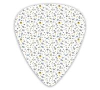 Guitar Picks Picks 12 Pack with Thin Box,Doodle Style Cosmonaut Black Hole Satellite And Asteroid Space Theme,Special Guitar Plectrums Gift Set for Guitarist