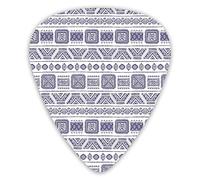 Guitar Picks Picks 12 Pack with Thin Box,Love Heart Figures Inside Circular Rounds Valentines Romance Graphic Image,Special Guitar Plectrums Gift Set for Guitarist
