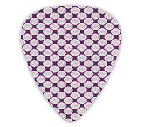 Guitar Picks Picks 12 Pack with Thin Box,Repetitive Pattern Of Slices Of Fruits Exotic Hawaiian Plants,Special Guitar Plectrums Gift Set for Guitarist