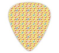 Guitar Picks Picks 12 Pack with Thin Box,Silhouette Of Overlapping Australian Marsupial Mammal Animals With Long Tails,Special Guitar Plectrums Gift Set for Guitarist