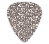 Guitar Picks Picks 12 Pack with Thin Box,Spring Foliage With With Flying Ladybugs Ornamental Arrangement Artistic Nature,Special Guitar Plectrums Gift Set for Guitarist