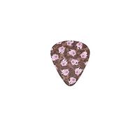 Guitar Picks Pink Pigs Funny Premium Bass Picks For Electric Guitar And Bass Guitars With Three Sizes (12 Pack)