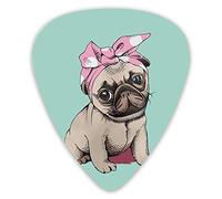Guitar Picks Pink Pug Guitar Picks 12 Packs - Variety Guitar Picks Plectrums