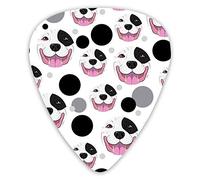 Guitar Picks Pitbull Face Premium Bass Picks For Electric Guitar And Bass Guitars With Three Sizes (12 Pack)