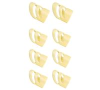 Guitar Picks Plastic Rock Bass Adjustable Thumb Pick Instrument Accessories, 2 Pcs Large+6 Pcs Small, 2L + 6S