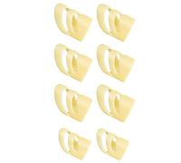 Guitar Picks Plastic Rock Bass Adjustable Thumb Pick Instrument Accessories, 6 Pcs Large+2 Pcs Small, 6L + 2S