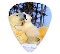 Guitar Picks Polar Bear Ukulele Picks 12 Pieces Including 0.46 mm 0.71 mm 0.96 mm