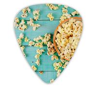 Guitar Picks Popcorn is on The Blue Board 12 Pieces Ukulele Picks Including 0.46 mm 0.71 mm 0.96 mm