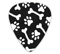 Guitar Picks Puppy Footsteps Animal Premium Picks Sampler 12 Packs - Variety Guitar Picks Plectrums