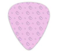 Guitar Picks Purple Camera Pattern Design 12 Pieces Ukulele Picks Including 0.46 mm 0.71 mm 0.96 mm