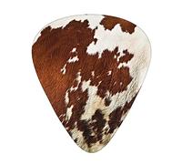 Guitar Picks Red And White Cowhide Printed 12 Pack Guitar Picks For Electric Acoustic Bass Guitar Ukelele
