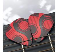 Guitar Picks Red Guitar 12 Pack Guitar Picks For Electric Acoustic Bass Guitar Ukelele