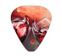 Guitar Picks Red Wine Glass Cheers Print 12 Pack Guitar Picks For Electric Acoustic Bass Guitar Ukelele