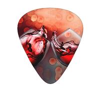 Guitar Picks Red Wine Glass Cheers Printed 12 Pack Guitar Picks For Electric Acoustic Bass Guitar Ukelele