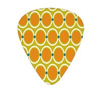 Guitar Picks,Retro 60S 70S Style For Acoustic Guitar, Electric Guitar, Bass,Ukulele Three Size(12 Pack)