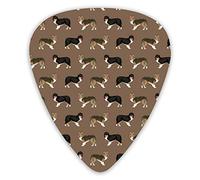 Guitar Picks Rose Sheltie Shetland Sheepdog Premium Guitar Picks 12 Pieces Ukulele Picks Including 0.46 mm 0.71 mm 0.96 mm