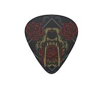 Guitar Picks Rose Skull Demon Dark Black Guitar Pick for Electric Bass Guitar Acoustic Guitar Lovers Gift 12 Pack with Box