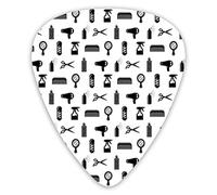 Guitar Picks Salon & Barber Hairdresser Premium Picks Sampler Unique Guitar Gift (12 Count)