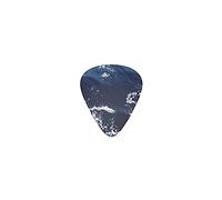 Guitar Picks Seawater Printed Premium Bass Picks For Electric Guitar And Bass Guitars With Three Sizes (12 Pack)