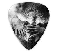 Guitar Picks Shy Raccoon 12 Pieces Ukulele Picks Including 0.46 mm 0.71 mm 0.96 mm