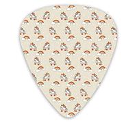 Guitar Picks Skates Rainbow Premium Guitar Picks 12 Pieces Ukulele Picks Including 0.46 mm 0.71 mm 0.96 mm