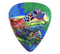 Guitar Picks Tortoise Sea Turtle Premium Bass Picks For Electric Guitar And Bass Guitars With Three Sizes (12 Pack)