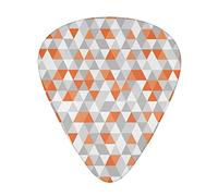 Guitar Picks Triangles Patterns Printed Ukulele Bass Electric Acoustic Guitars Thin Medium Heavy 12 Pack(0.46/0.71/0.96 Mm)