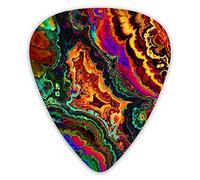 Guitar Picks Trippy Space Premium Guitar Picks 12 Pieces Ukulele Picks Including 0.46 mm 0.71 mm 0.96 mm