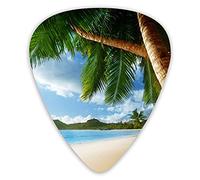 Guitar Picks Tropical Palm Tree Beach Ocean Tree Premium Picks Sampler 12 Packs - Variety Guitar Picks Plectrums