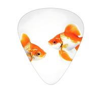 Guitar Picks Variety Pack - 3 Thickness Options - Ideal for Electric and Acoustic Guitars Cute goldfish