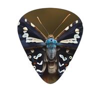 Guitar Picks Variety Pack - Smooth Edges, Durable & Clear Patterns - 3 Thickness Options Beautiful moth wings