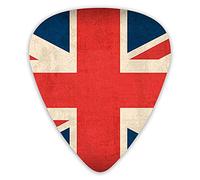 Guitar Picks Vintage British Flag Premium Picks Sampler 12 Packs - Variety Guitar Picks Plectrums