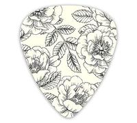 Guitar Picks Vintage Plant Hand Rose Rose Premium Picks Sampler 12 Packs - Variety Guitar Picks Plectrums