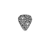 Guitar Picks Vintage Skull Premium Bass Picks For Electric Guitar And Bass Guitars With Three Sizes (12 Pack)