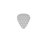 Guitar Picks White Grey Arrow Premium Bass Picks For Electric Guitar And Bass Guitars With Three Sizes (12 Pack)