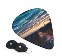 Guitar Picks With Full-Surface Print â€“ Durable Abs Material Picks For Guitar And Ukulele, 3 Thickness Options For Clear And Rich Sound