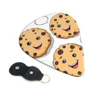 Guitar Picks With Full-Surface Print â€“ Durable Abs Material Picks For Guitar And Ukulele, 3 Thickness Options For Clear And Rich Sound